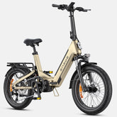 Electric Bike ENGWE L20 3.0 PRO - Motor 250W Battery 48V15AH 20 Inch Hydraulic Brakes TUV Certification - Gold